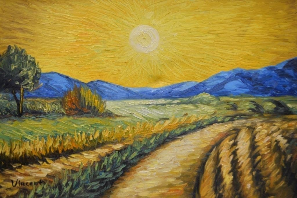 Van Gogh Inspired Landscape